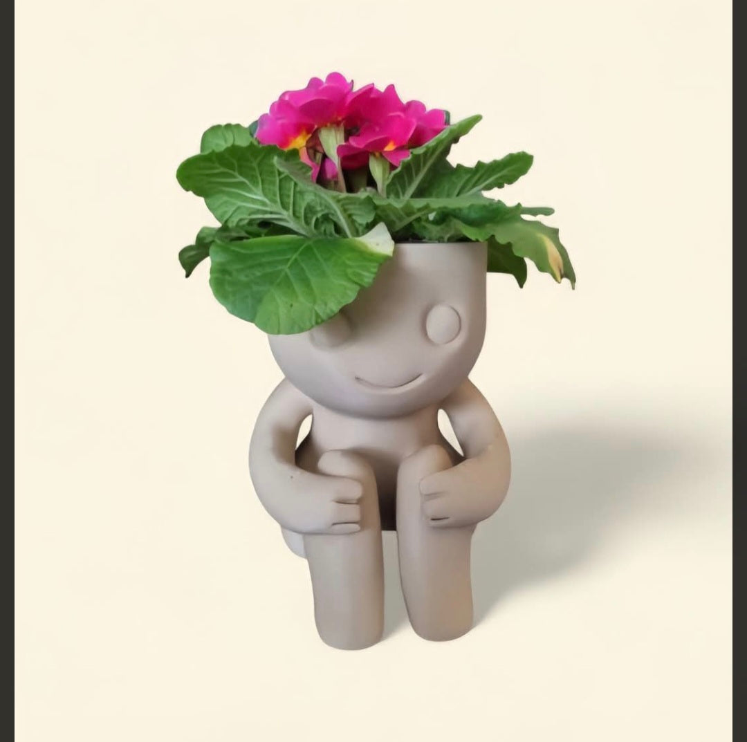 Flower head planter