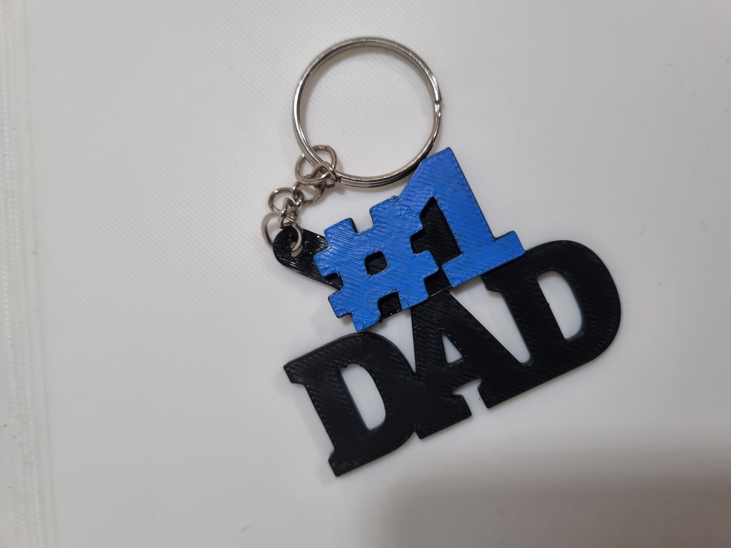 #1 Dad Keyring